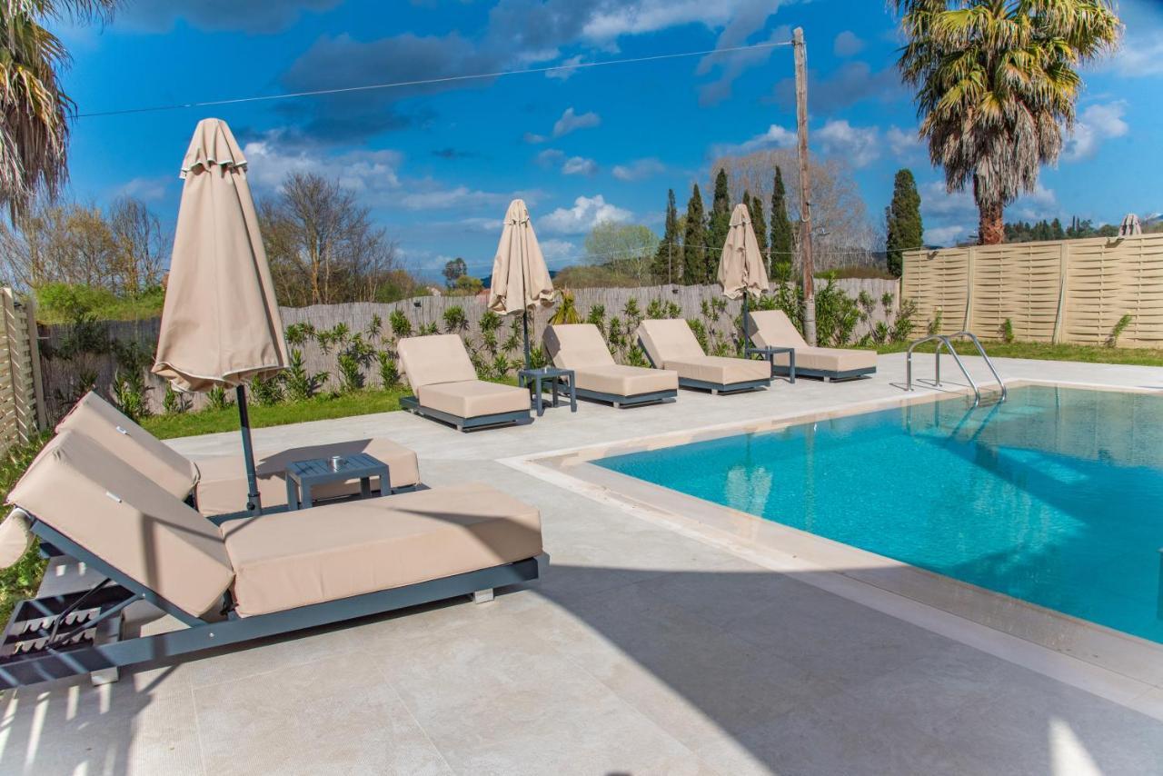 My Corfu Luxury Villa With Private Pool Sidárion Exterior foto