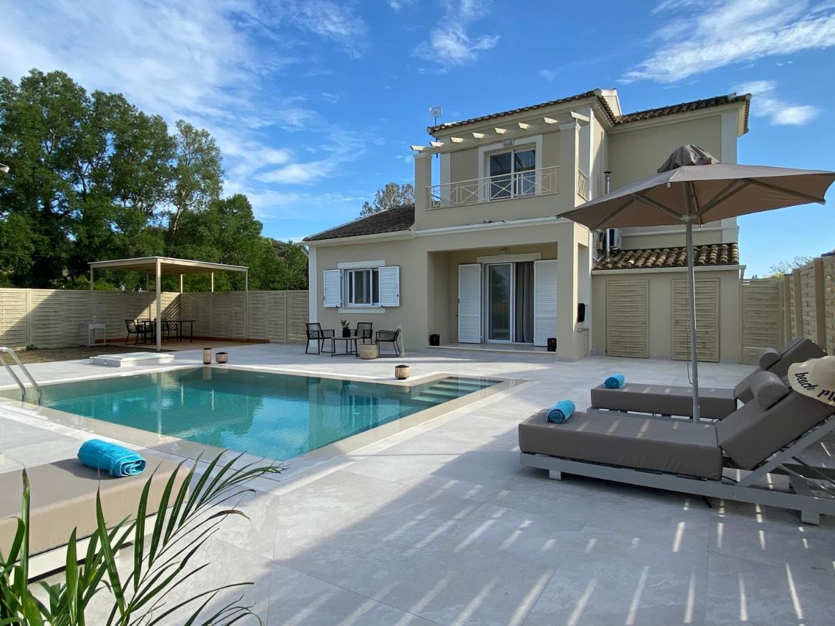 My Corfu Luxury Villa With Private Pool Sidárion Exterior foto