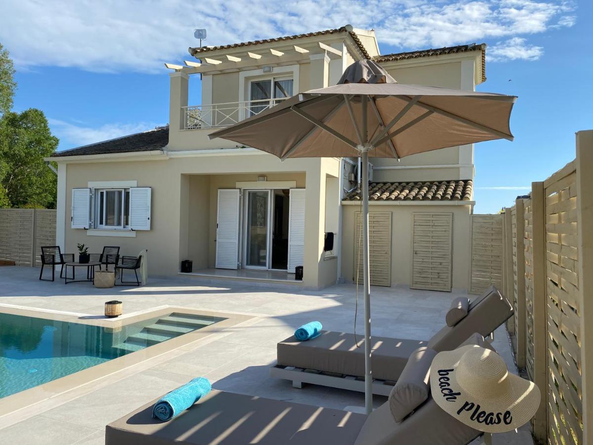 My Corfu Luxury Villa With Private Pool Sidárion Exterior foto