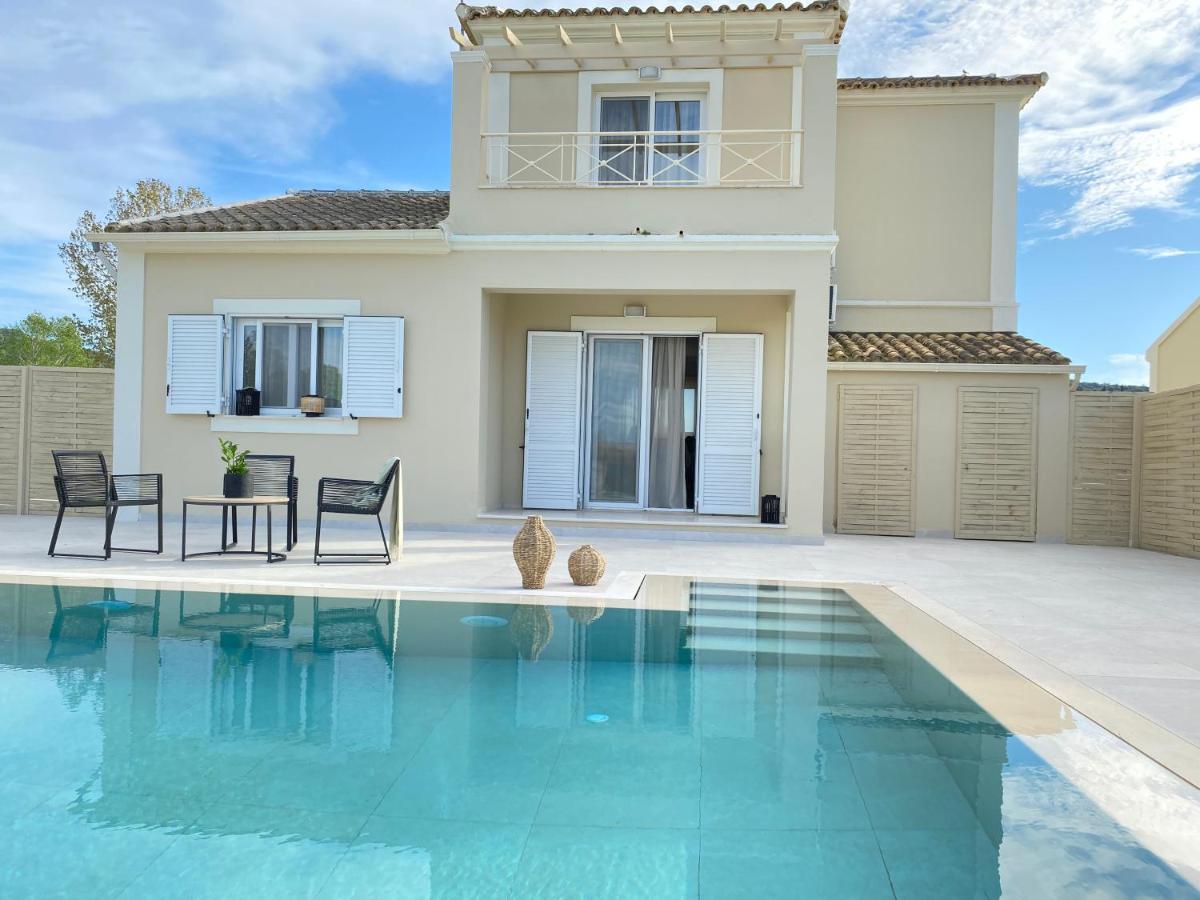My Corfu Luxury Villa With Private Pool Sidárion Exterior foto