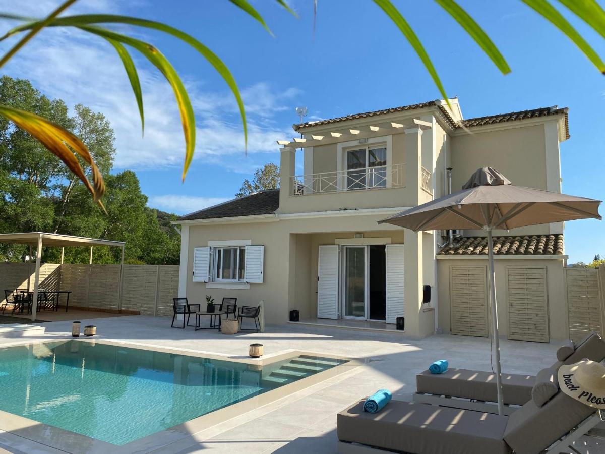 My Corfu Luxury Villa With Private Pool Sidárion Exterior foto