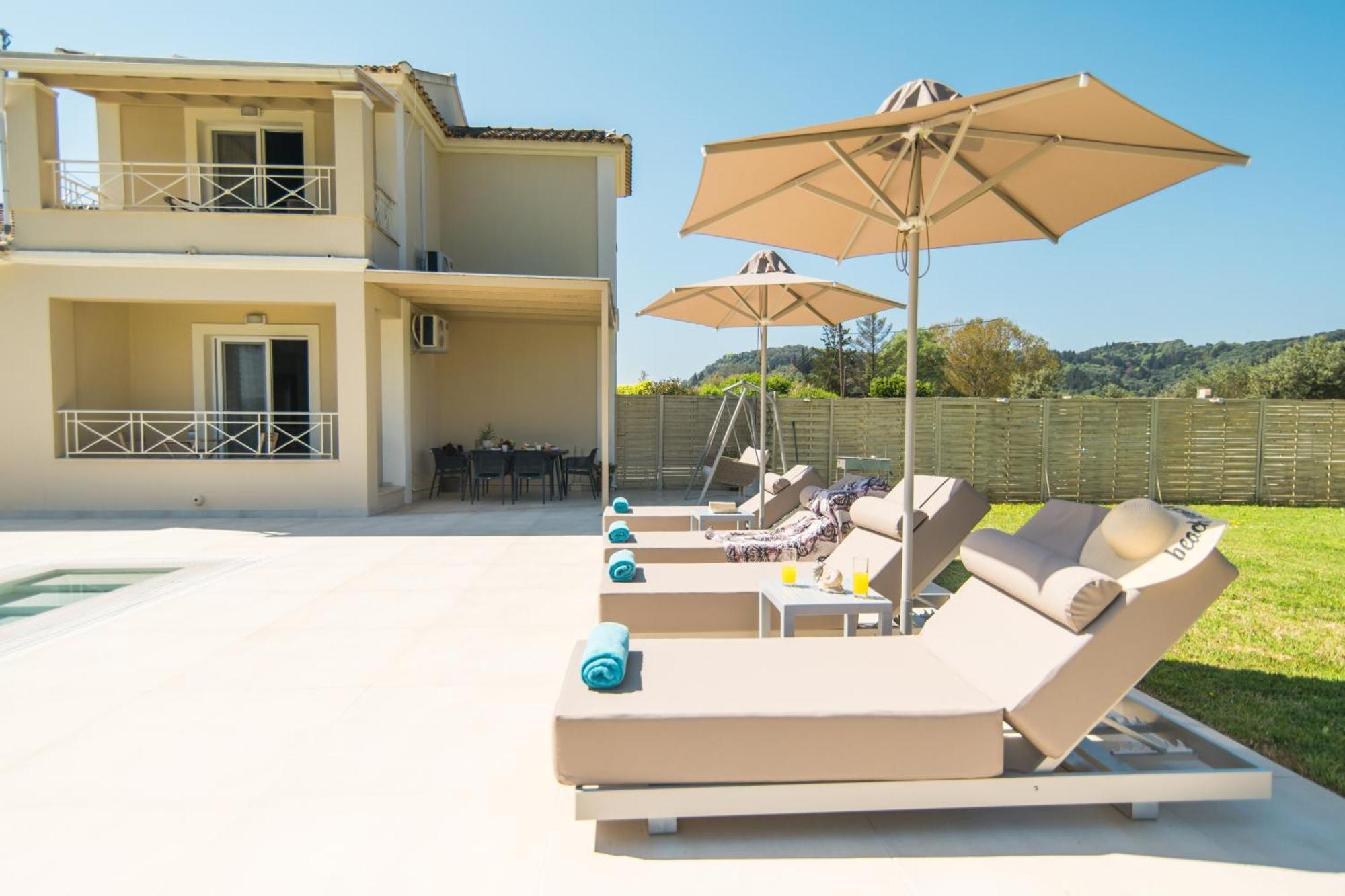My Corfu Luxury Villa With Private Pool Sidárion Exterior foto