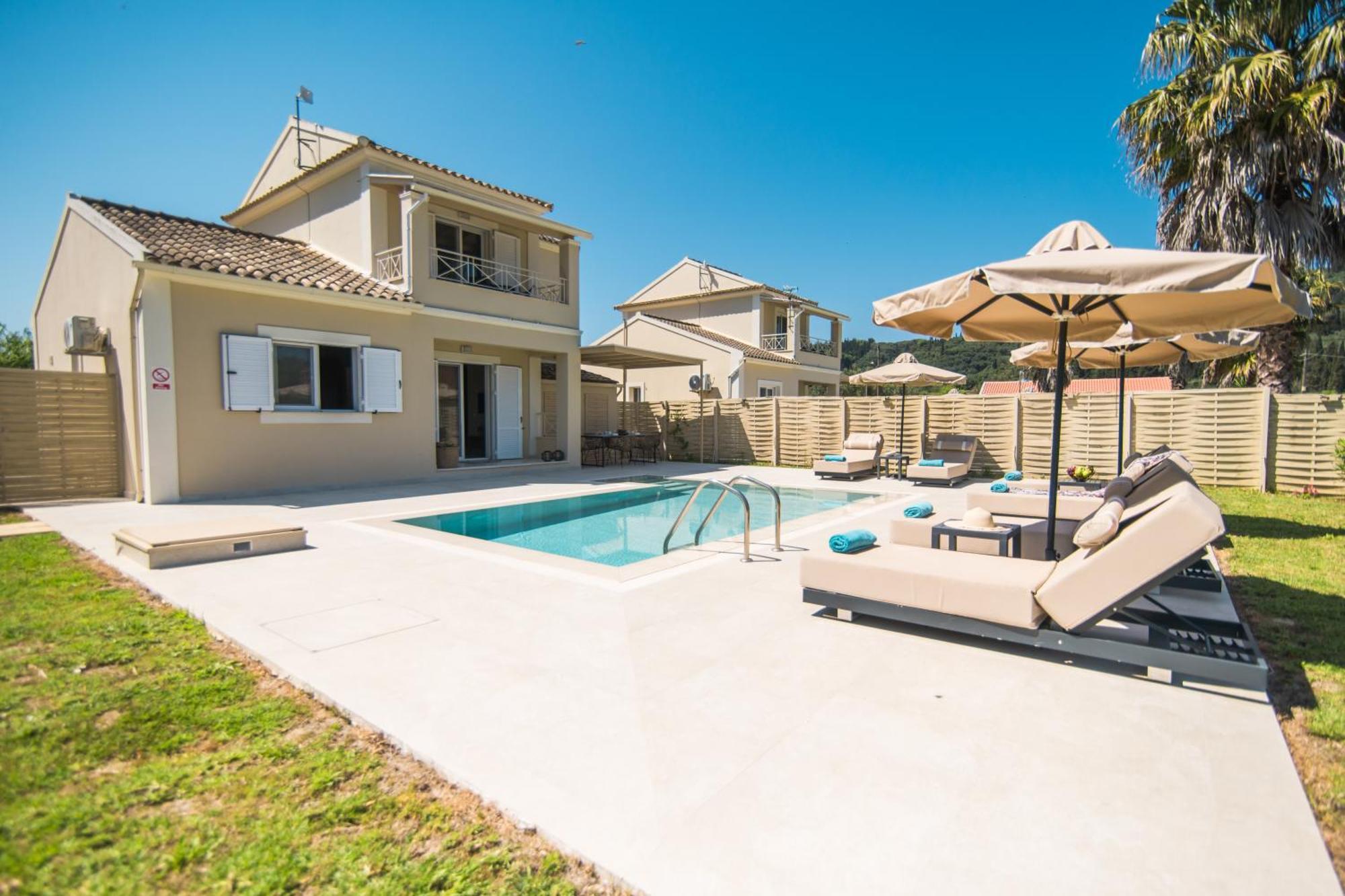 My Corfu Luxury Villa With Private Pool Sidárion Exterior foto
