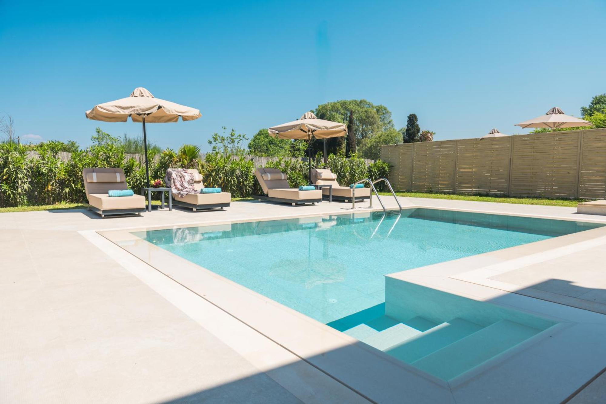 My Corfu Luxury Villa With Private Pool Sidárion Exterior foto