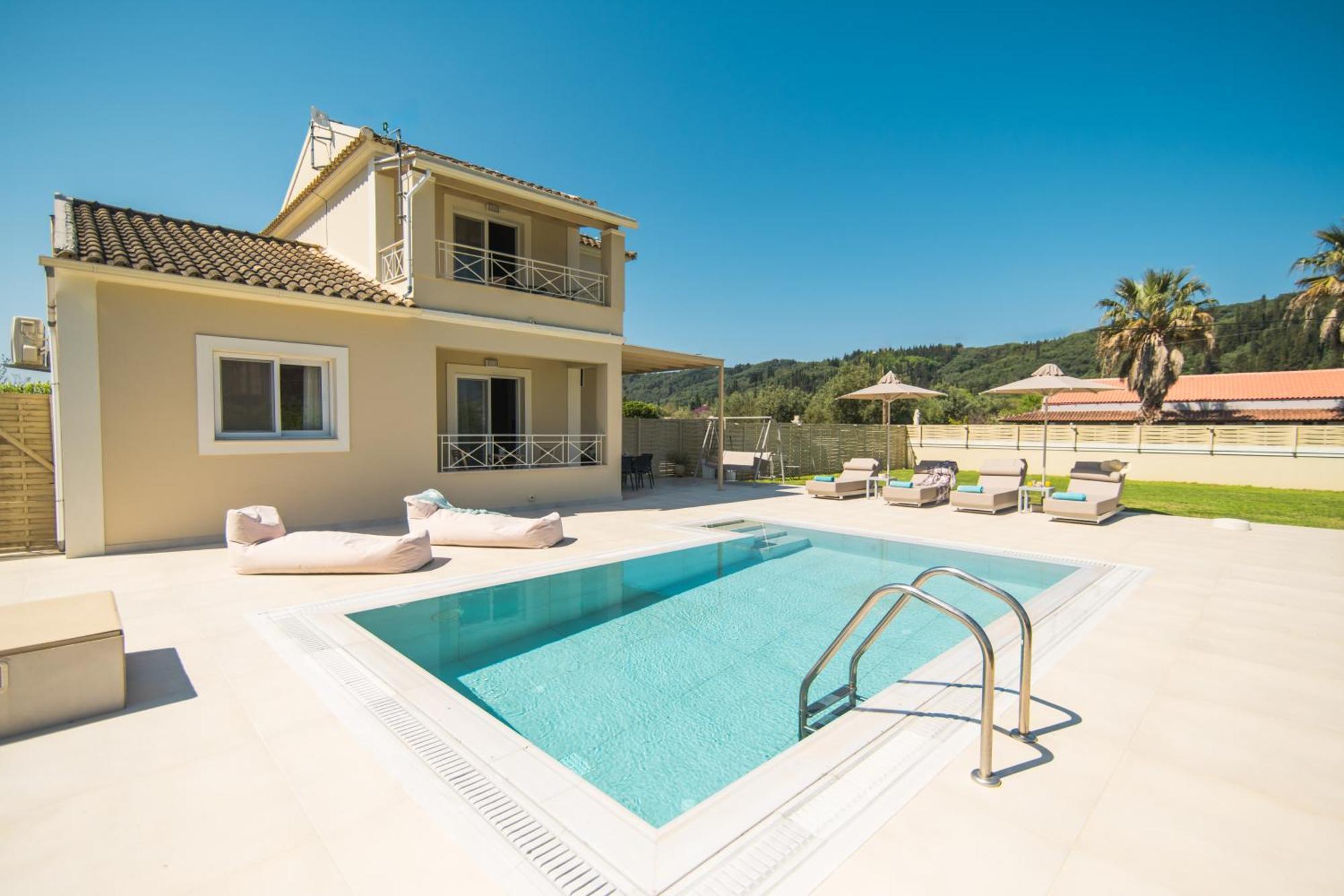My Corfu Luxury Villa With Private Pool Sidárion Exterior foto