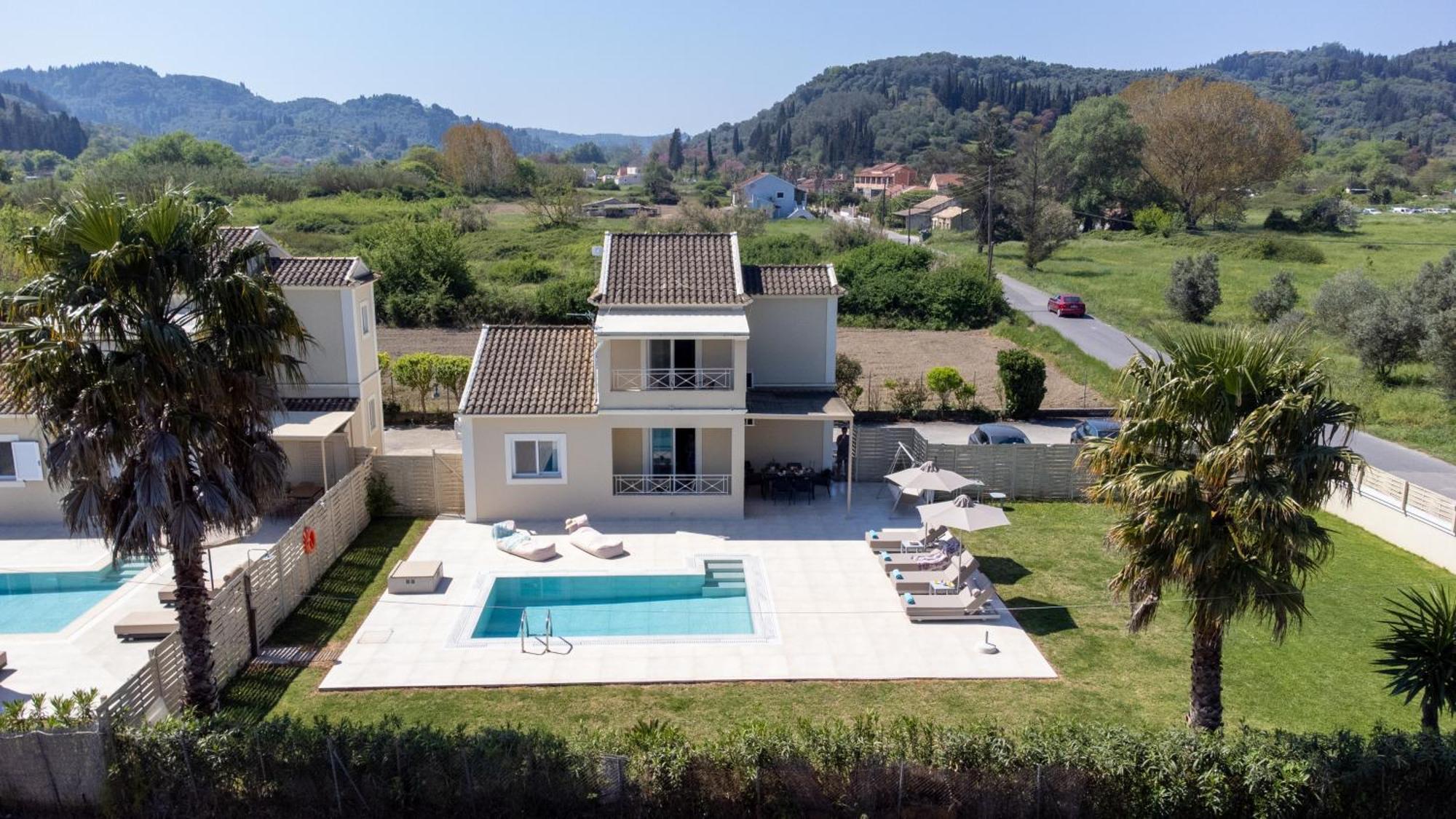 My Corfu Luxury Villa With Private Pool Sidárion Exterior foto