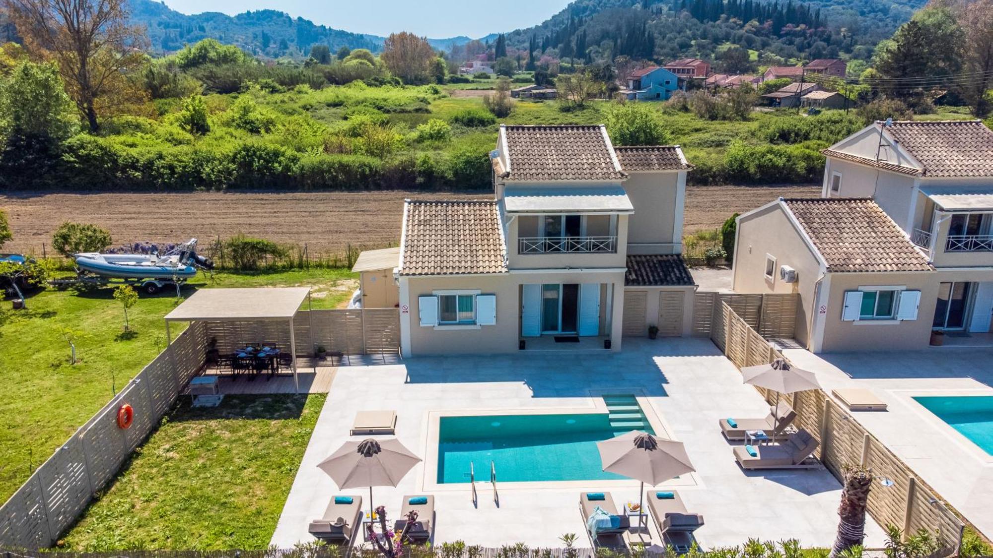 My Corfu Luxury Villa With Private Pool Sidárion Exterior foto