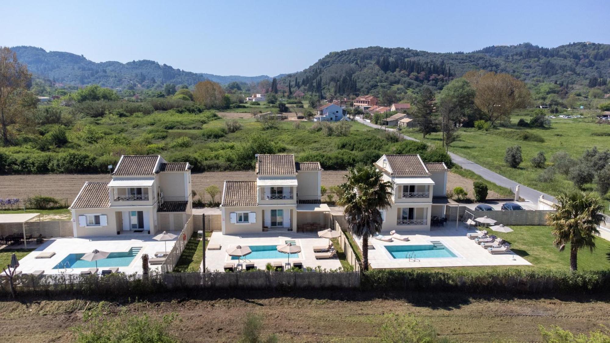 My Corfu Luxury Villa With Private Pool Sidárion Exterior foto